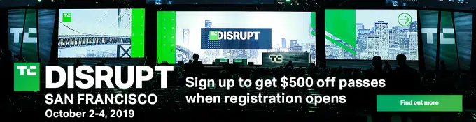 Disrupt SF 19 Daily Crunch Pre-Launch Ad