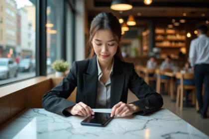 Téléphone pliable 5G de Huawei présenté lors de la conférence de presse